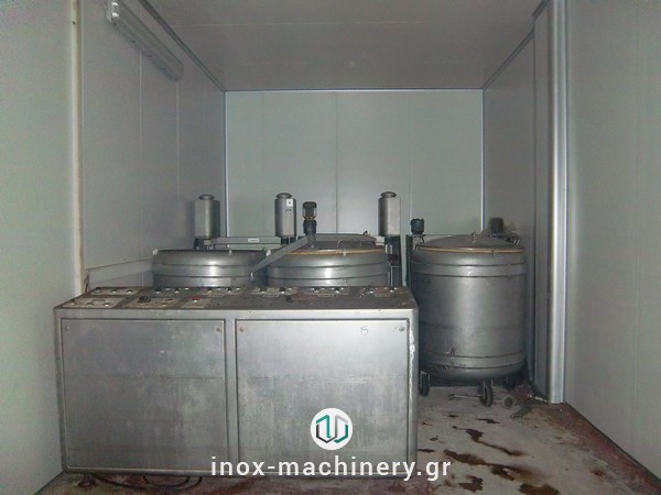 βαρέλα μάλαξης - παραγουλιάσματος αλλιευμάτων από την inox-machinery.gr, Τηλέμαχος Κατσέλης στην Αθήνα